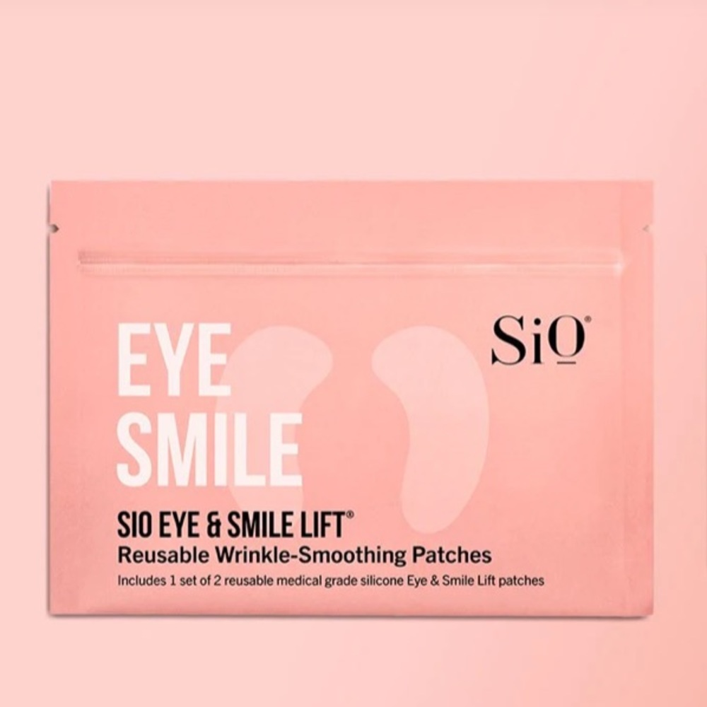 NWT SiO Eye & Smile Lift Reusable Wrinkle-Smoothing Patches Pack of 2